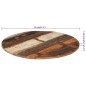 vidaXL Tablero de mesa redonda madera reciclada maciza 70 cm 15-16 mm vidaXL Tablero de mesa redonda madera reciclada maciza 70 cm 15-16 mm