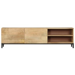 vidaXL Mueble para TV madera maciza de mango 145x30x41 cm
