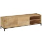 vidaXL Mueble para TV madera maciza de mango 145x30x41 cm