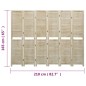 vidaXL Biombo de 6 paneles de madera maciza de paulownia 210x165 cm vidaXL Biombo de 6 paneles de madera maciza de paulownia 210x165 cm