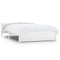 vidaXL Estructura de cama madera maciza blanca 140x200 cm vidaXL Estructura de cama madera maciza blanca 140x200 cm