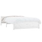 vidaXL Estructura de cama madera maciza blanca 140x200 cm vidaXL Estructura de cama madera maciza blanca 140x200 cm