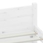 vidaXL Estructura de cama madera maciza blanca 140x200 cm vidaXL Estructura de cama madera maciza blanca 140x200 cm