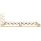 vidaXL Estructura de cama de palés madera maciza de pino 120x200 cm vidaXL Estructura de cama de palés madera maciza de pino 120x200 cm