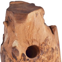 vidaXL Botellero para 8 botellas madera maciza de teca 40x30x80 cm