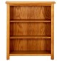vidaX Estantería de 3 niveles de madera maciza de roble 70x22,5x82 cm vidaX Estantería de 3 niveles de madera maciza de roble 70x22,5x82 cm