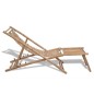 vidaXL Silla de jardín con reposapiés de bambú vidaXL Silla de jardín con reposapiés de bambú