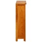 vidaX Estantería de 3 niveles de madera maciza de roble 70x22,5x82 cm vidaX Estantería de 3 niveles de madera maciza de roble 70x22,5x82 cm