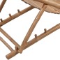 vidaXL Silla de jardín con reposapiés de bambú vidaXL Silla de jardín con reposapiés de bambú