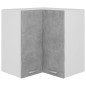 vidaXL Armario colgante esquina madera de ingeniería gris hormigón vidaXL Armario colgante esquina madera de ingeniería gris hormigón