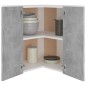 vidaXL Armario colgante esquina madera de ingeniería gris hormigón vidaXL Armario colgante esquina madera de ingeniería gris hormigón
