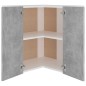 vidaXL Armario colgante esquina madera de ingeniería gris hormigón vidaXL Armario colgante esquina madera de ingeniería gris hormigón