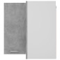 vidaXL Armario colgante esquina madera de ingeniería gris hormigón vidaXL Armario colgante esquina madera de ingeniería gris hormigón