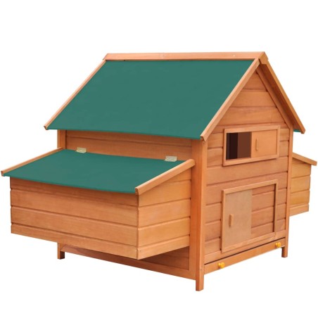 vidaXL Gallinero de madera 157x97x110 cm  