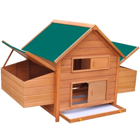 vidaXL Gallinero de madera 157x97x110 cm  