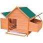 vidaXL Gallinero de madera 157x97x110 cm  