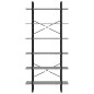 vidaXL Estantería madera contrachapada gris Sonoma 100x30x210 cm vidaXL Estantería madera contrachapada gris Sonoma 100x30x210 cm