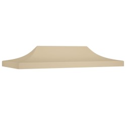 vidaXL Techo de carpa para celebraciones beige 6x3 m 270 g/m² 