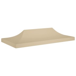 vidaXL Techo de carpa para celebraciones beige 6x3 m 270 g/m² 