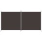 vidaXL Biombo divisor de 2 paneles de tela marrón 348x180 cm vidaXL Biombo divisor de 2 paneles de tela marrón 348x180 cm