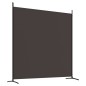 vidaXL Biombo divisor de 2 paneles de tela marrón 348x180 cm vidaXL Biombo divisor de 2 paneles de tela marrón 348x180 cm