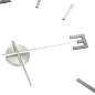 vidaXL Reloj 3D de pared con diseño moderno plateado 100 cm XXL vidaXL Reloj 3D de pared con diseño moderno plateado 100 cm XXL