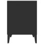 vidaXL Mesitas de noche 2 unidades negro 40x35x50 cm vidaXL Mesitas de noche 2 unidades negro 40x35x50 cm