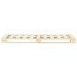 vidaXL Estructura de cama de palés madera maciza de pino 120x200 cm vidaXL Estructura de cama de palés madera maciza de pino 120x200 cm