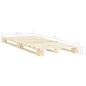 vidaXL Estructura de cama de palés madera maciza de pino 120x200 cm vidaXL Estructura de cama de palés madera maciza de pino 120x200 cm