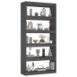 vidaXL Estantería/divisor de espacios madera pino gris 80x30x167,4 cm vidaXL Estantería/divisor de espacios madera pino gris 80x30x167,4 cm