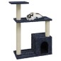 vidaXL Rascador para gatos con postes de sisal gris oscuro 70 cm vidaXL Rascador para gatos con postes de sisal gris oscuro 70 cm