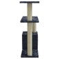 vidaXL Rascador para gatos con postes de sisal gris oscuro 70 cm vidaXL Rascador para gatos con postes de sisal gris oscuro 70 cm