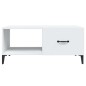 vidaXL Mesa de centro madera contrachapada blanco 90x50x40 cm vidaXL Mesa de centro madera contrachapada blanco 90x50x40 cm
