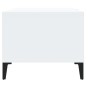vidaXL Mesa de centro madera contrachapada blanco 90x50x40 cm vidaXL Mesa de centro madera contrachapada blanco 90x50x40 cm