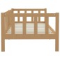 vidaXL Sofá cama madera maciza de pino marrón miel 90x200 cm vidaXL Sofá cama madera maciza de pino marrón miel 90x200 cm