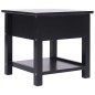vidaXL Mesa auxiliar madera de Paulownia negro 40x40x40 cm vidaXL Mesa auxiliar madera de Paulownia negro 40x40x40 cm