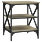 vidaXL Mesa auxiliar madera contrachapada roble Sonoma 40x42x50 cm vidaXL Mesa auxiliar madera contrachapada roble Sonoma 40x42x50 cm