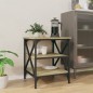 vidaXL Mesa auxiliar madera contrachapada roble Sonoma 40x42x50 cm vidaXL Mesa auxiliar madera contrachapada roble Sonoma 40x42x50 cm