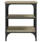 vidaXL Mesa auxiliar madera contrachapada roble Sonoma 40x42x50 cm vidaXL Mesa auxiliar madera contrachapada roble Sonoma 40x42x50 cm
