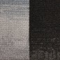 vidaXL Alfombrilla autoadhesiva escalera 15 uds negro gris 65x21x4 cm