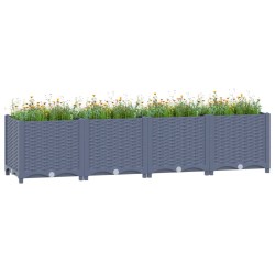 vidaXL Arriate polipropileno 160x40x38 cm