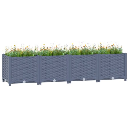 vidaXL Arriate polipropileno 160x40x38 cm