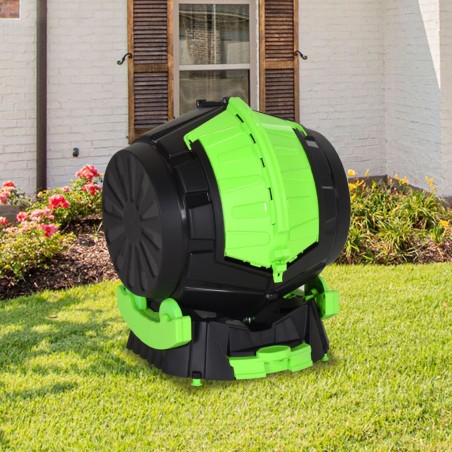 vidaXL Compostador giratorio 49,5x44,5x57 cm 50 L