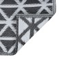 vidaXL Alfombra de exterior PP negro 120x180 cm vidaXL Alfombra de exterior PP negro 120x180 cm