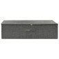 vidaXL Caja de almacenaje tela gris antracita 70x40x18 cm vidaXL Caja de almacenaje tela gris antracita 70x40x18 cm