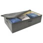 vidaXL Caja de almacenaje tela gris antracita 70x40x18 cm vidaXL Caja de almacenaje tela gris antracita 70x40x18 cm