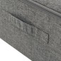 vidaXL Caja de almacenaje tela gris antracita 70x40x18 cm vidaXL Caja de almacenaje tela gris antracita 70x40x18 cm