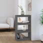 vidaXL Estantería/divisor de espacios madera pino gris 60x30x103,5cm vidaXL Estantería/divisor de espacios madera pino gris 60x30x103,5cm