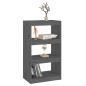 vidaXL Estantería/divisor de espacios madera pino gris 60x30x103,5cm vidaXL Estantería/divisor de espacios madera pino gris 60x30x103,5cm
