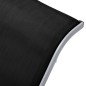 vidaXL Tumbona textilene y aluminio negro vidaXL Tumbona textilene y aluminio negro